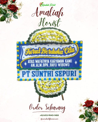Papan Bunga Duka di Sukadiri