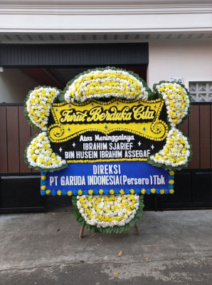 Papan Bunga Duka di Sukadiri