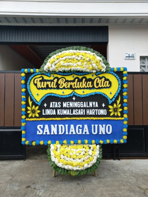 Papan Bunga Duka di Sukadiri